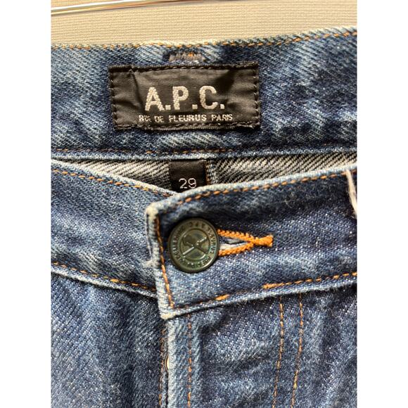 A.P.C Laver Button Fly Denim Jeans Size 29 - Picture 2 of 10